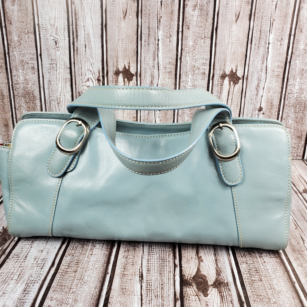 Nordstrom Light Blue Leather Bag